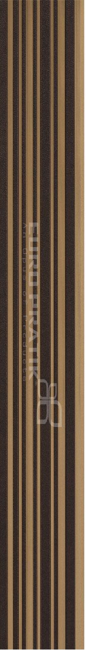 Cassa3 Series Patterned Louvers Designer Multi Colour 8x0.53 Ft - 5802-01
