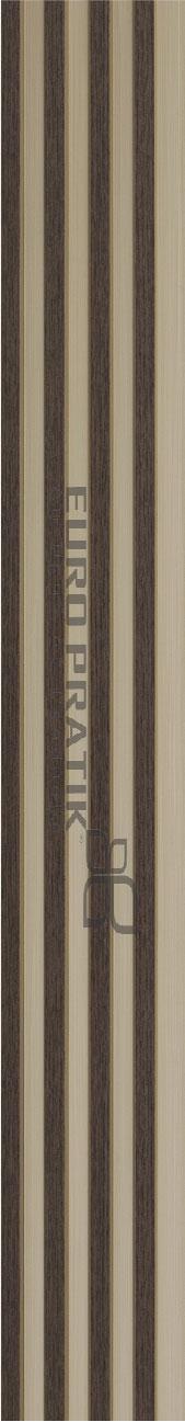 Europratik Cassa3 Series Patterned Louvers 8x0.53 ft designer Multi Colour 5904-01
