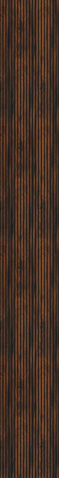 Chisel Series Wood Louvers Brown 8x1 Ft - 9747
