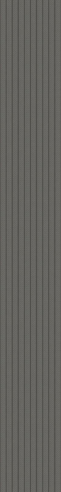 Chisel Series Patterned Louvers Designer Grey 8x1 Ft - 9777