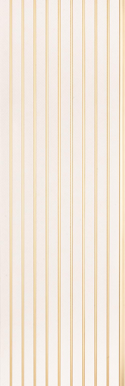 Decolouvers Series Wood Louvers Cream 8x1 Ft - 9974
