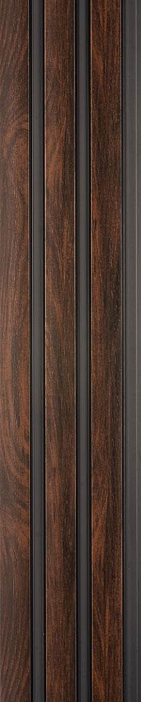 Louvers Pro Series Wood Brown 8x0.39 Ft - E105