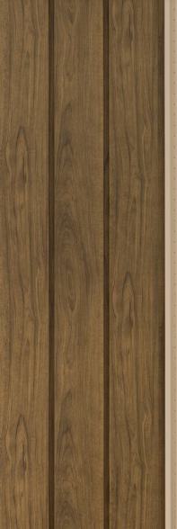 Ceilstar Series Wood Luxury Ceiling And Wall Louvers Brown 9.8x1.08 Ft - 42004