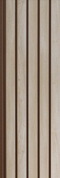 Ceilstar Series Wood Luxury Ceiling And Wall Louvers Brown 9.8x1.08 Ft - Md 42011