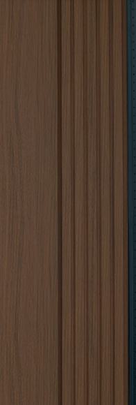 Ceilstar Series Wood Luxury Ceiling And Wall Louvers Brown 9.8x1.08 Ft - Md 42207