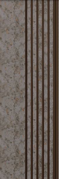 Ceilstar Series Stone Luxury Ceiling And Wall Louvers Marble & Grey 9.8x1.08 Ft - Md 42210
