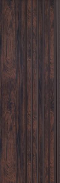 Ceilstar Series Wood Luxury Ceiling And Wall Louvers Brown 9.8x1.08 Ft - Md 42211
