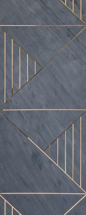 Stonedge Series Patterned Decorative Wall Panel Designer Grey 8x2 Ft - S20501