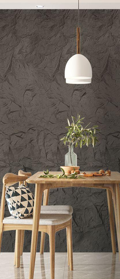 Fog Grey Pu Stone Panel Marble & Louvers 9.5x2 Ft - Pn 03116 C