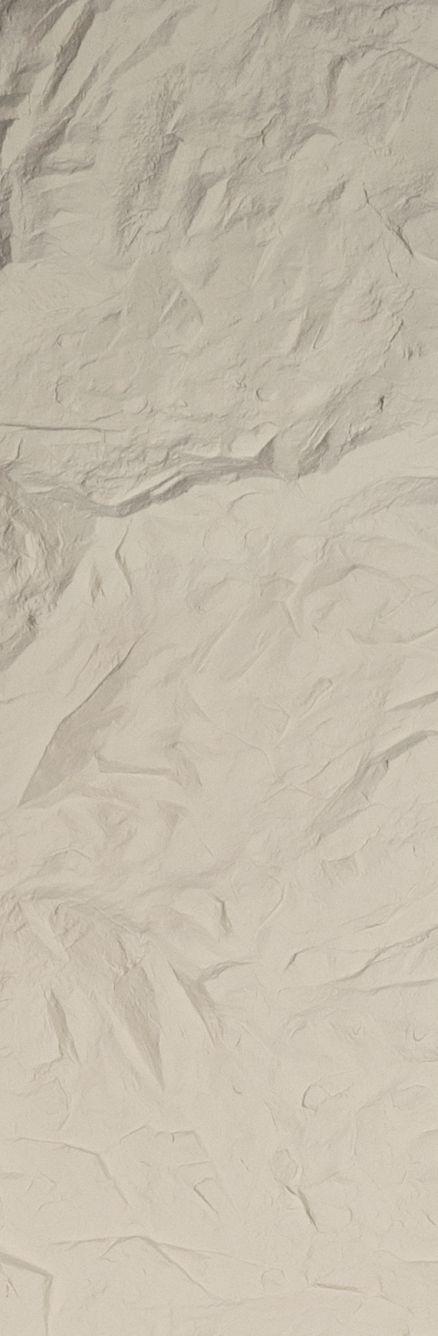 Fog White Pu Stone Panel Marble & Louvers 9.5x2 Ft - Pn 03116