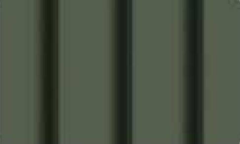 Wave Design Interior & Exterior Wall Ceiling Panel Plain Colors Louvers Green 10x0.88 Ft - Forest