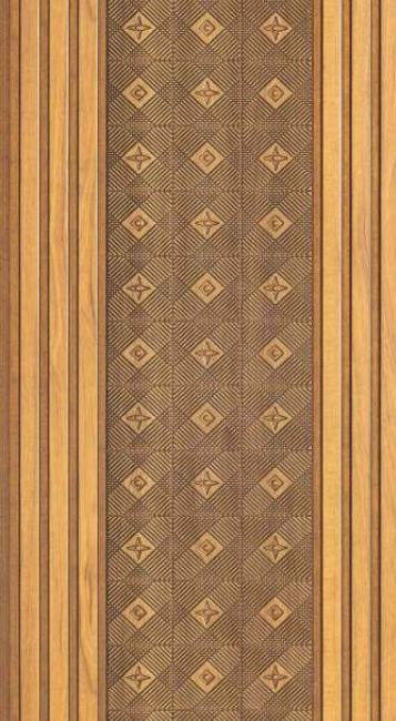 Decorative Wall Panel Designer Brown 8x1 Ft - Gl 12322