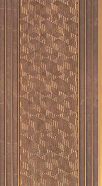Decorative Wall Panel Designer Brown 8x1 Ft - Gl 12330