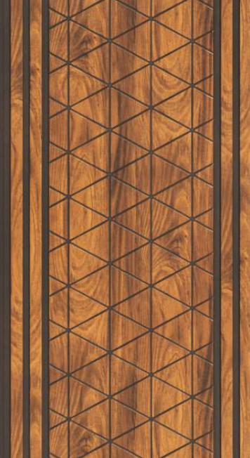 Decorative Wall Panel Designer Brown 8x1 Ft - Gl 12336