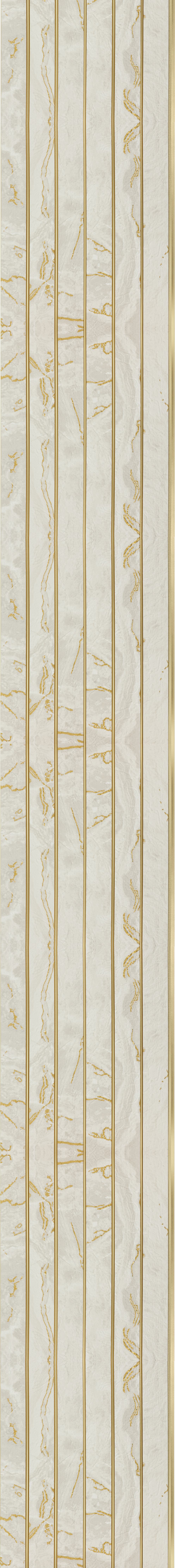 Decorative Wall Panel Marble & Stone Beige 8x0.83 Ft - Gl 6357