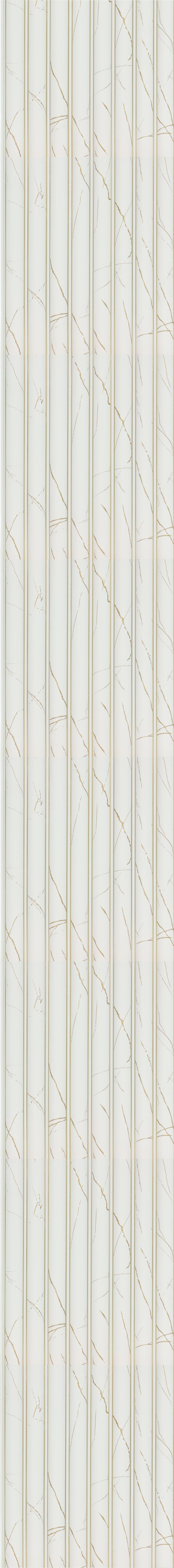 Gloirio Decorative Wall Panel/Louver 8x0.83 ft marble & stone White GL 6532