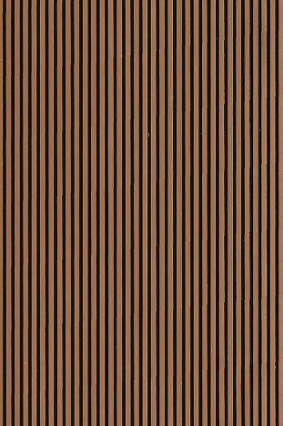 Flexible Decorative Wall Panel Wood Brown 8x2 Ft - Gl 9112