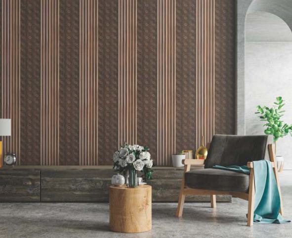 Decorative Wall Panel Designer Brown 9.5x1 Ft - Gl 912321