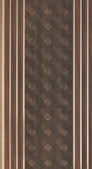 Decorative Wall Panel Designer Brown 9.5x1 Ft - Gl 912321