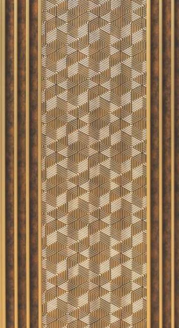 Decorative Wall Panel Designer Brown 9.5x1 Ft - Gl 912328