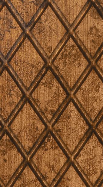 Gloirio Series Louvers Panel Designer Brown 8x2 Ft - Gl 10046