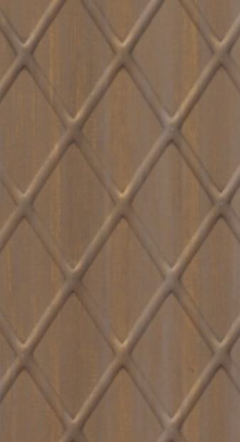 Gloirio Series Louvers Panel Designer Brown 8x2 Ft - Gl 10047