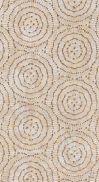 Gloirio Series Louvers Panel Designer Beige 8x2 Ft - Gl 10050