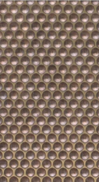 Gloirio Series Louvers Panel Designer Brown 8x2 Ft - Gl 10052