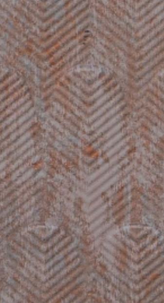 Gloirio Series Louvers Panel Designer Brown 8x2 Ft - Gl 10054