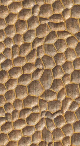 Gloirio Series Louvers Panel Designer Brown 8x2 Ft - Gl 10059