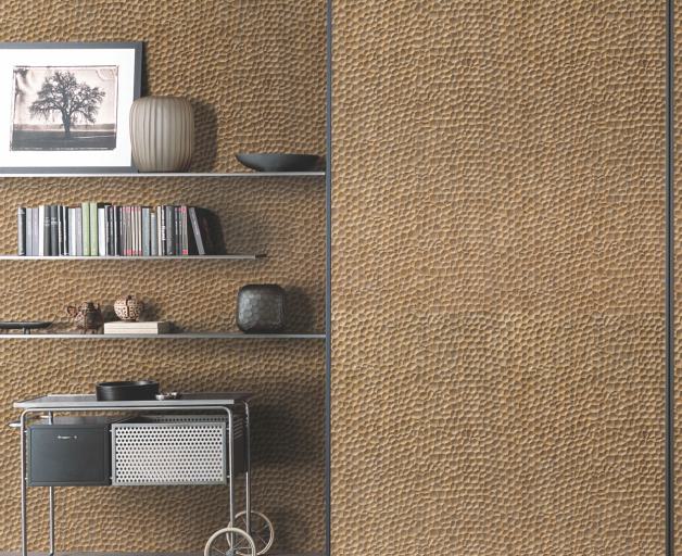 Gloirio Series Louvers Panel Designer Brown 8x2 Ft - Gl 10059