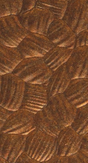 Gloirio Series Louvers Panel Designer Brown 8x2 Ft - Gl 10060