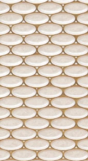 Gloirio Series Louvers Panel Designer Brown 8x2 Ft - Gl 10063