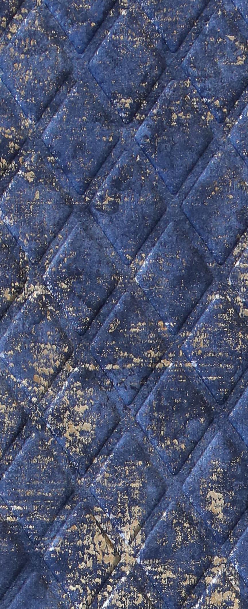 Grace 2122 Series Decorative Wall Panel Designer Blue 8x2 Ft - 10113