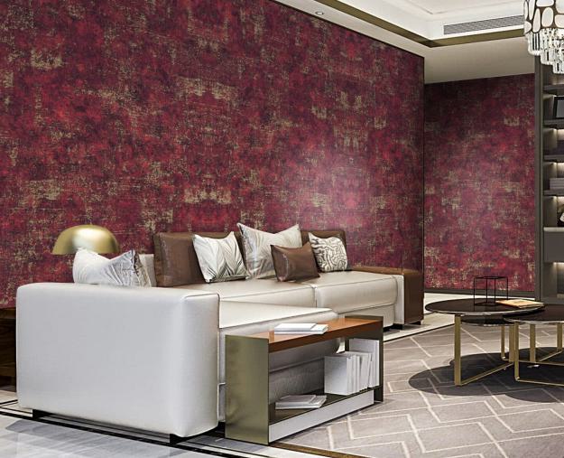 Gloirio Series Louvers Panel Marble & Stone Red 8x2 Ft - Gl 10131