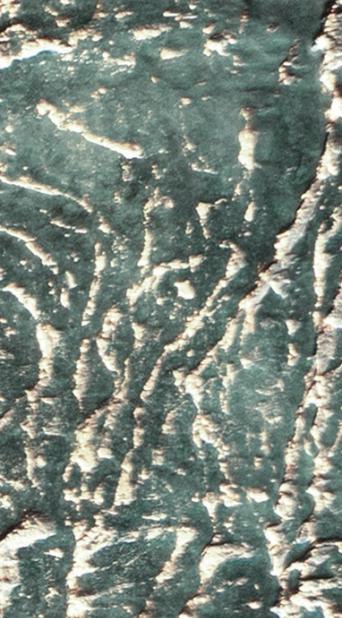 Gloirio Series Louvers Panel Marble & Stone Green 8x2 Ft - Gl 10140