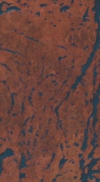 Gloirio Series Louvers Panel Marble & Stone Brown 8x4 Ft - Gl 11189