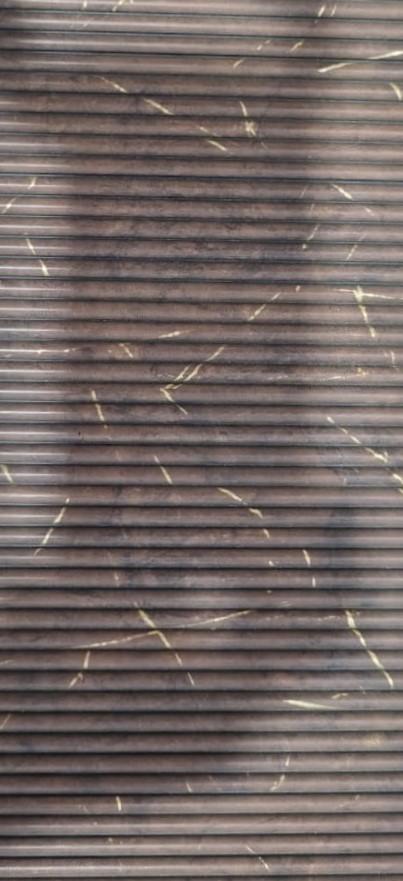 Iris Series Charcoal Louvers Wood Brown 8x1 Ft - 12802