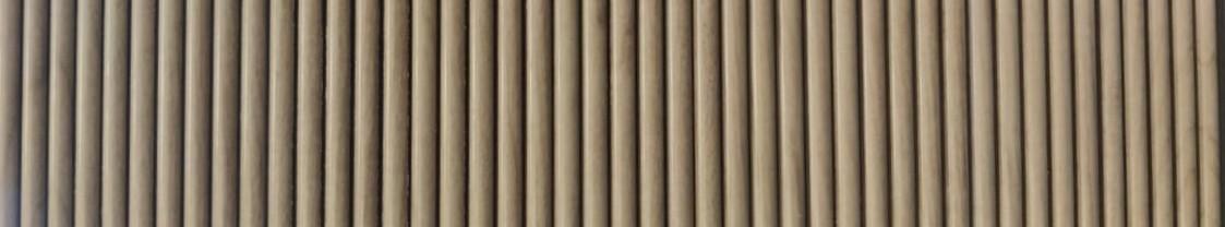 Iris Series Charcoal Louvers Wood Brown 9.5x1 Ft - 912754