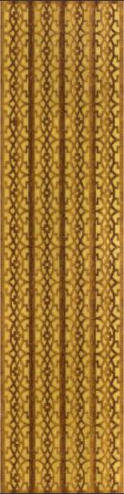 Gold Patterned Metal Metallic Decorative Wall Panel Designer 8x2 Ft - 1C 01503