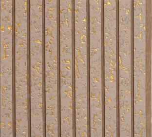 Interlock Wpc Louvers Metallic Golden Brown 8x1 Ft - Pn 02727 I