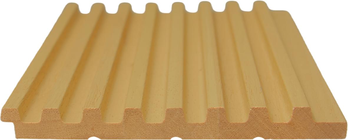 TM02A Interlock WPC Louvers 9.35x0.41 ft wood Golden Yellow PN 02737