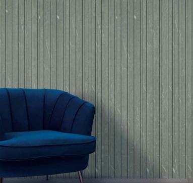 Premium Charcoal Panel Marble & Stone Louvers Green 8x0.4 Ft - Pn 00661