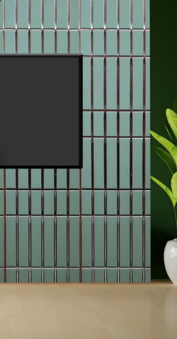 Decorative Wall Panel Designer Green 8x2 Ft - Ed 907