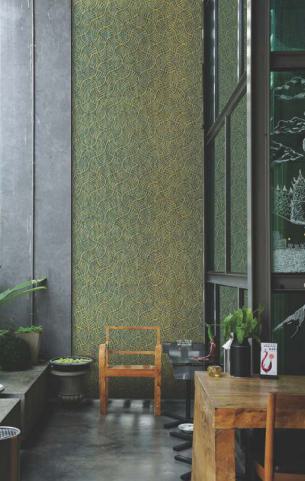 2216 Metal-based Decorative Wall Panel Designer Green 8x2 Ft - 2A 01929