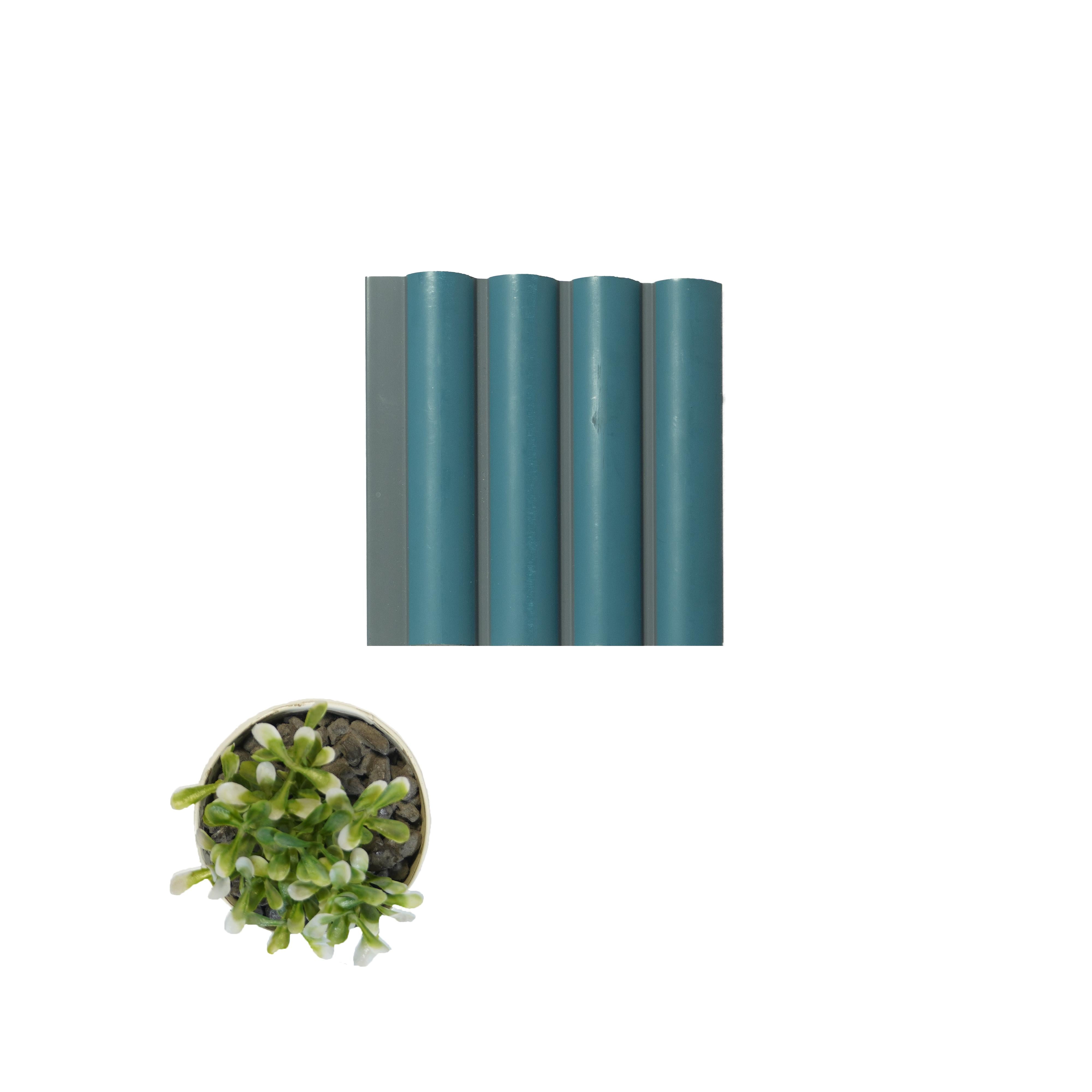 Plain Colour Charcoal Louver Colors Green 8x0.39 Ft - Wl 1625