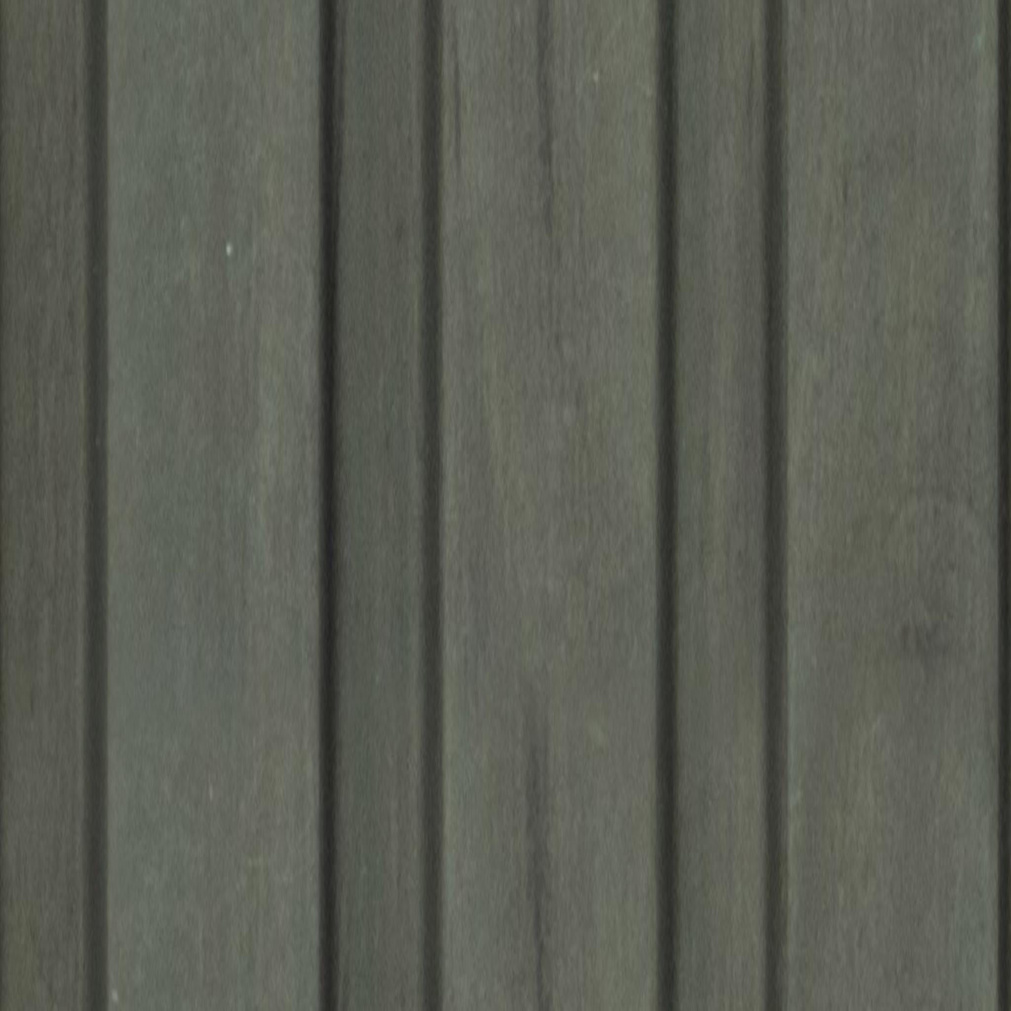 Charcoal Louvers Panel Wood Green 8x0.4 Ft - Pn 00665
