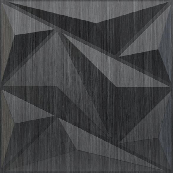 Elevate Interior Panels Gray Pine Wood Alps 3D Wall Panel 1.6x1.6 ft wood louvers Grey Grey_Alps
