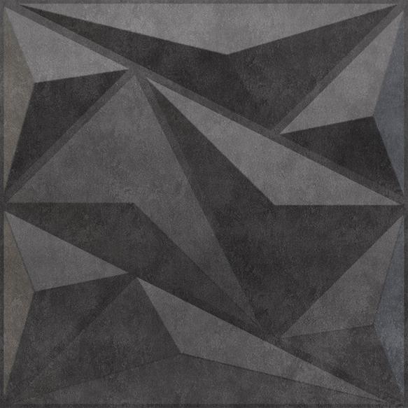 Nexa Gray Alps 3D Wall Panel Designer Grey 1.6x1.6 Ft -