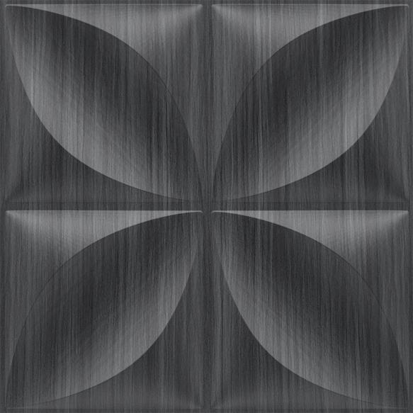 Elevate Interior Panels Gray Pine Wood Butterfly 3D Wall Panel 1.6x1.6 ft wood louvers Grey Grey_Butterfly